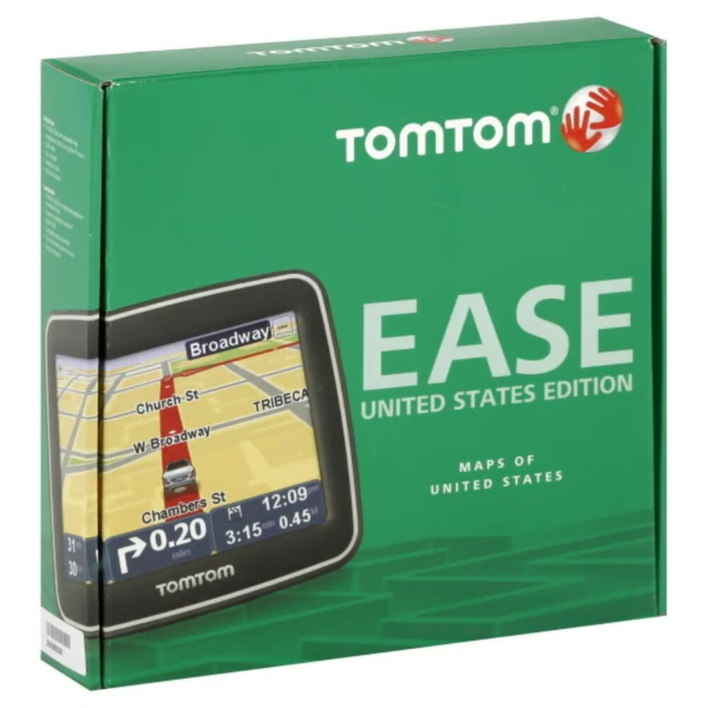 TomTom Ease US Edition GPS Navigation System Maps Guide Vintage